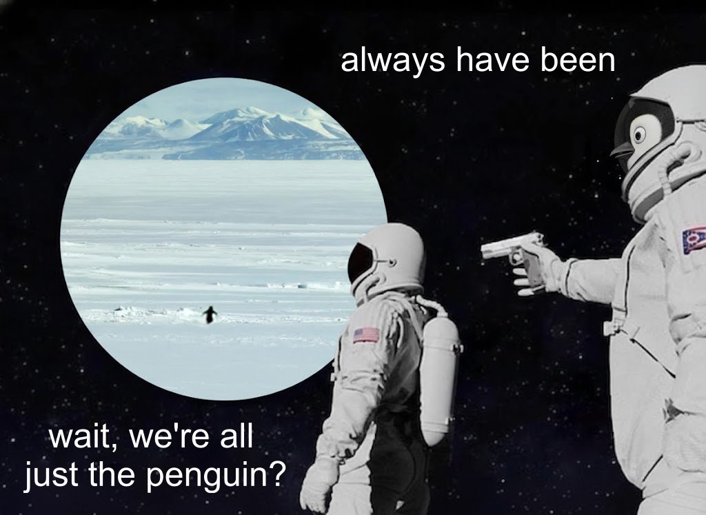 Nietzschean Penguin meme 7